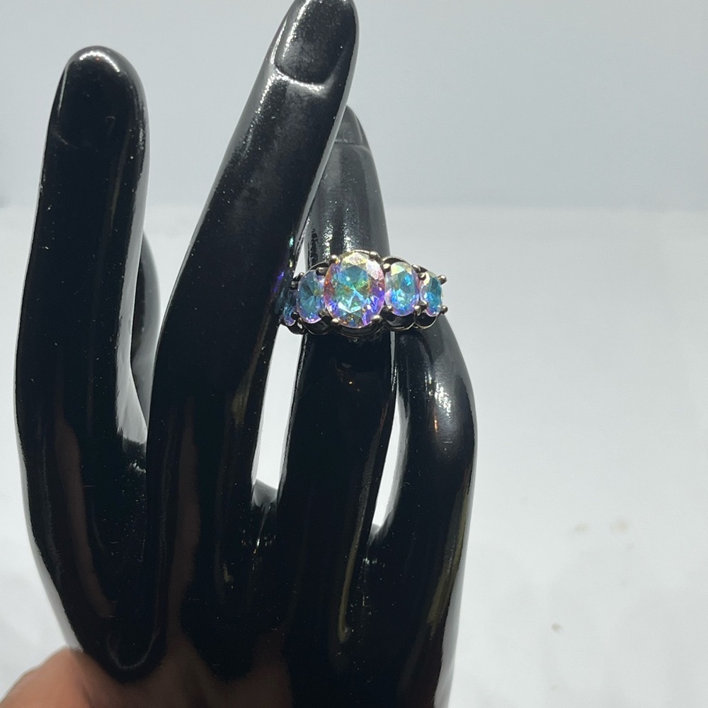 UTC 925 Mystic Topaz Ring